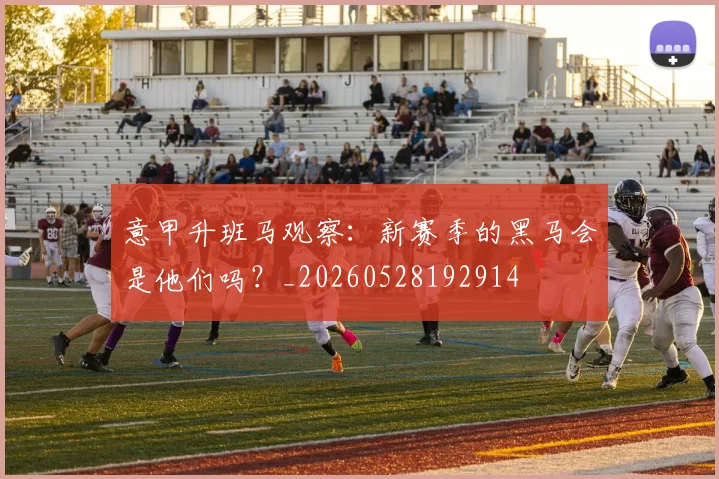 意甲升班马观察：新赛季的黑马会是他们吗？_20260528192914